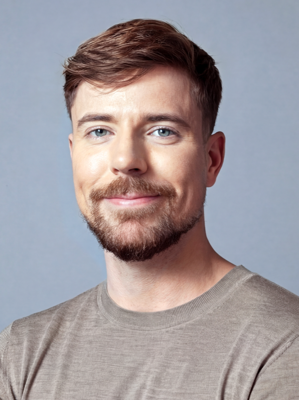MrBeast — existing portrait photograph