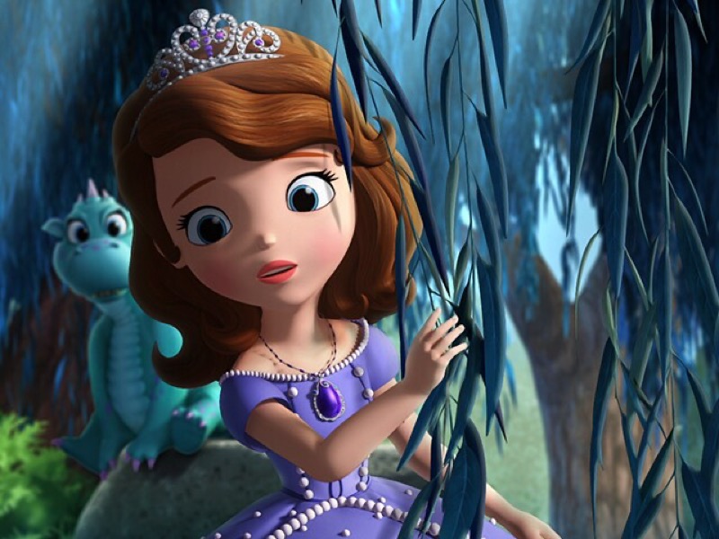 Sofia and Crackle — official Disney artwork